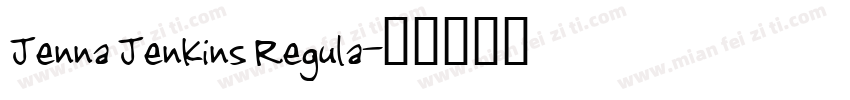 Jenna Jenkins Regula字体转换